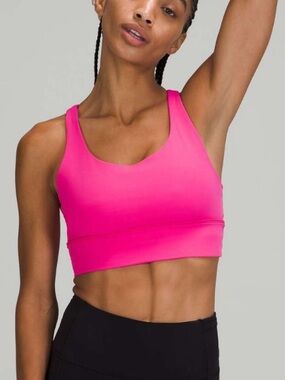 Lululemon Energy Longline Bra Sonic Pink 6
